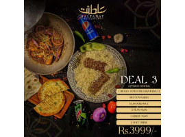 Saltanat Restaurant Deal 3 For Rs.3999/-